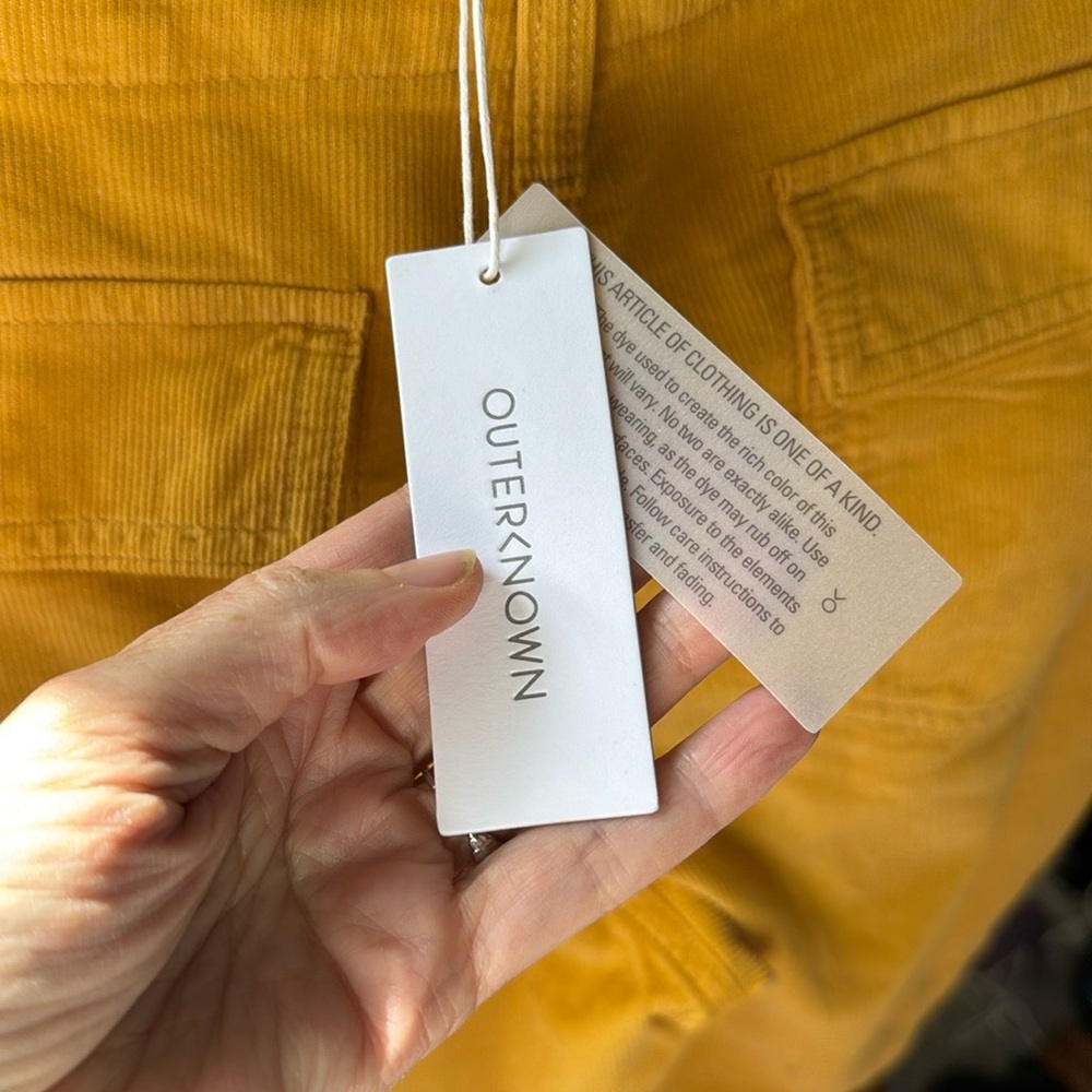 NWOT Outerknown corduroy shorts - Picture 5 of 5